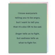 What to Fight For It’s Okay to Be Sad Empathy Card